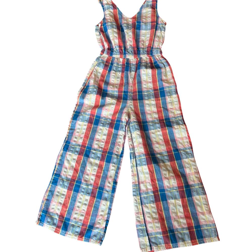 Girls Romper, Small, 7/8, Sleeveless, Jumpsuit, 4th of July, America, Cotton